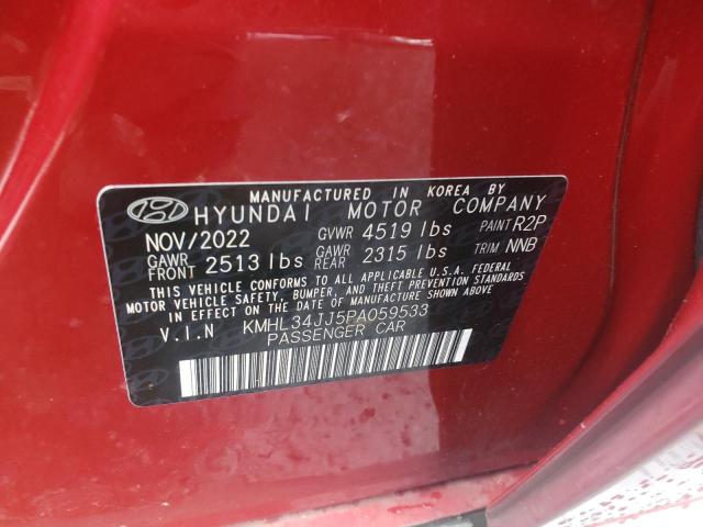 2023 HYUNDAI SONATA HYB KMHL34JJ5PA059533  65974644