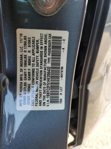 2017 HONDA CIVIC LX - 19XFC2F51HE206432