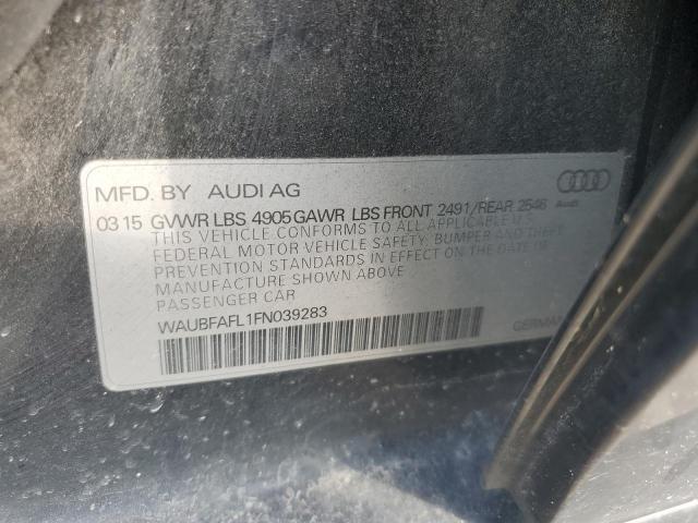 VIN WAUBFAFL1FN039283 2015 Audi A4, Premium no.12