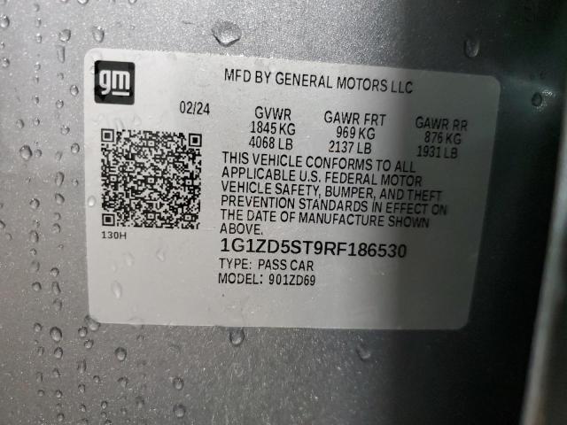 2024 CHEVROLET MALIBU LT - 1G1ZD5ST9RF186530