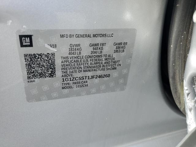2018 CHEVROLET MALIBU LS - 1G1ZC5ST1JF246260