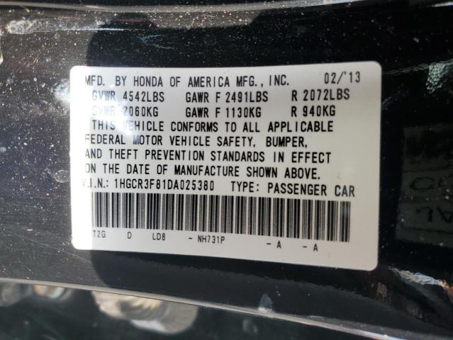 2013 HONDA ACCORD EXL 1HGCR3F81DA025380  67761384