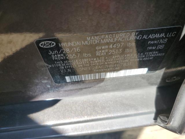 2017 HYUNDAI SONATA SE - 5NPE24AF7HH467831