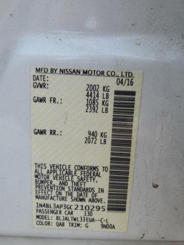 2016 NISSAN ALTIMA 3.5 - 1N4BL3AP3GC210295