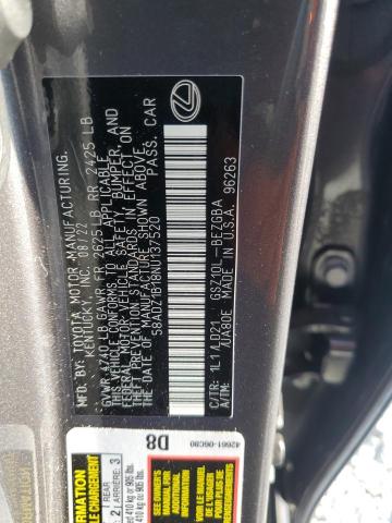 2022 LEXUS ES 350 BAS - 58ADZ1B18NU137520