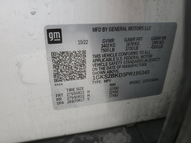 2023 GMC YUKON SLT - 1GKS2BKD3PR195343