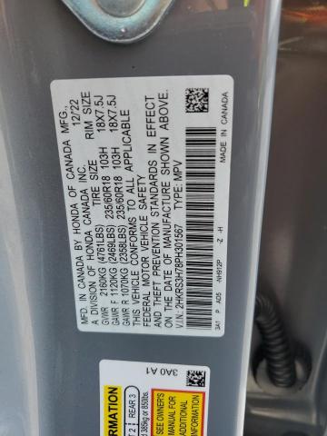 2023 HONDA CR-V EXL - 2HKRS3H78PH301567
