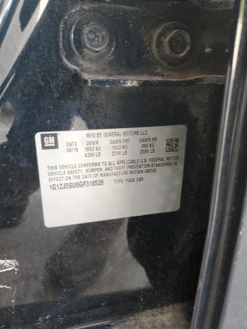 2016 CHEVROLET MALIBU HYB - 1G1ZJ5SU6GF318528