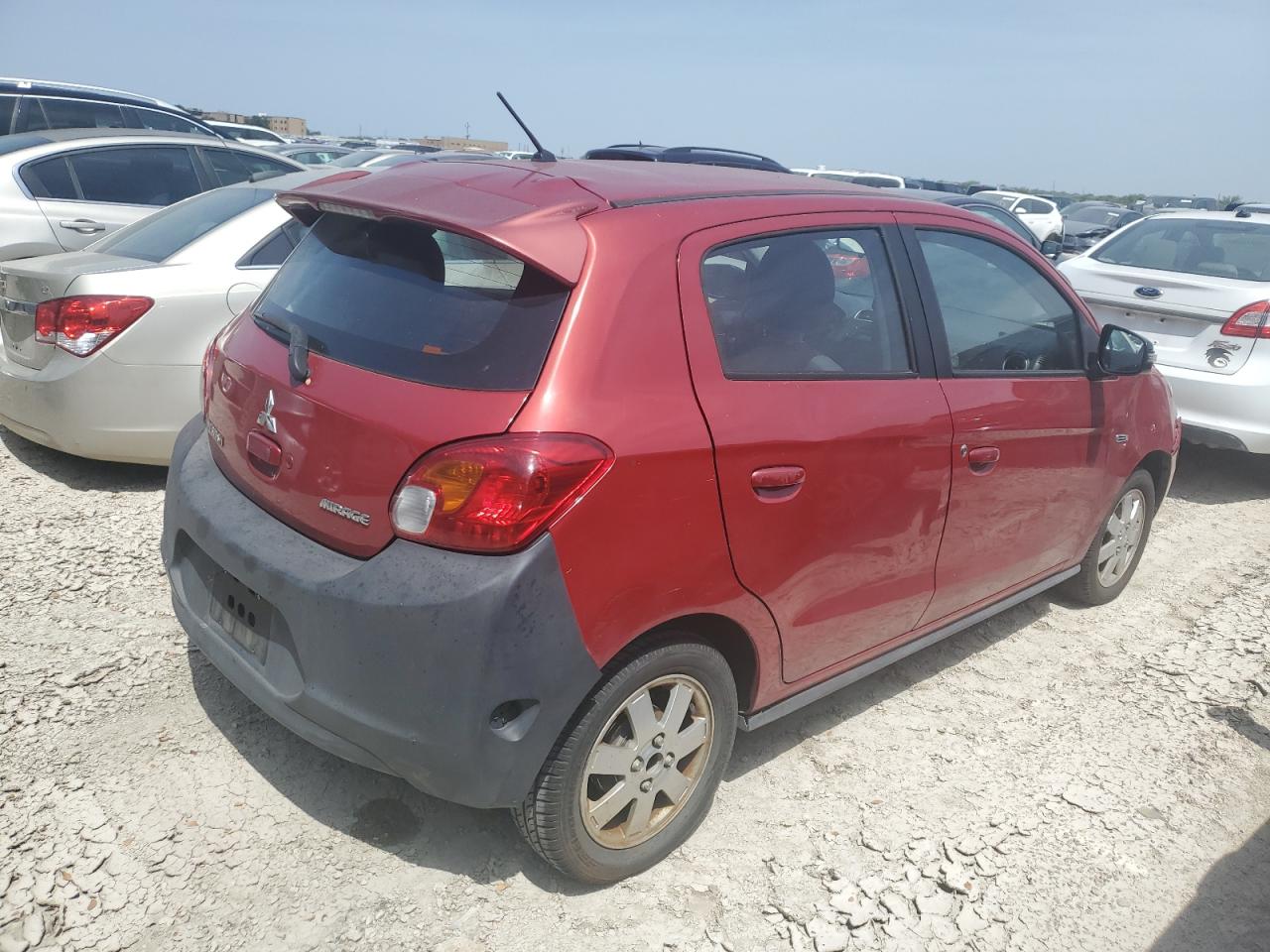 Lot #2894745831 2015 MITSUBISHI MIRAGE ES