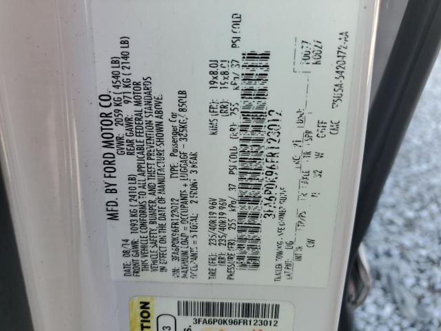2015 FORD FUSION TIT - 3FA6P0K96FR123012