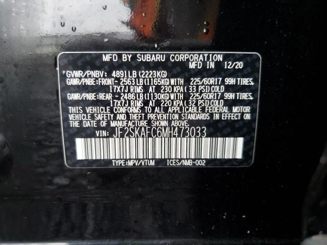 2021 SUBARU FORESTER P - JF2SKAFC6MH473033