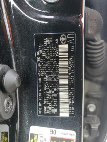 2019 TOYOTA COROLLA L - 2T1BURHEXKC192280