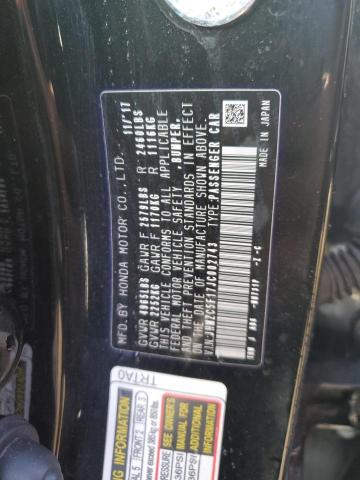 2018 HONDA CLARITY JHMZC5F17JC002743