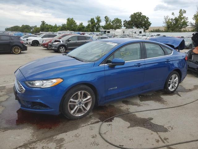 VIN 3FA6P0UU9JR100477 2018 Ford Fusion, S Hybrid no.1