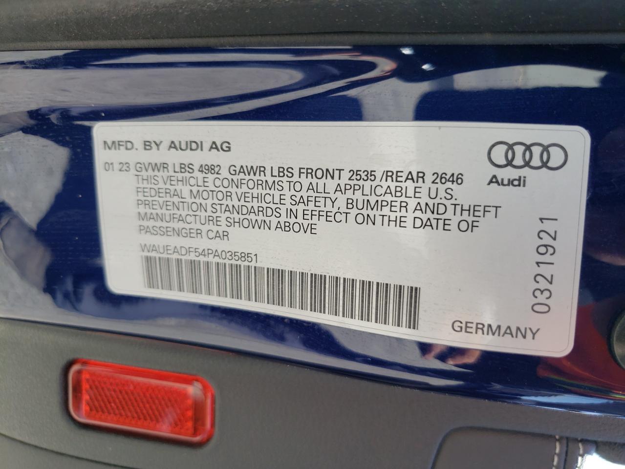 Lot #2953045606 2023 AUDI A5 PRESTIG