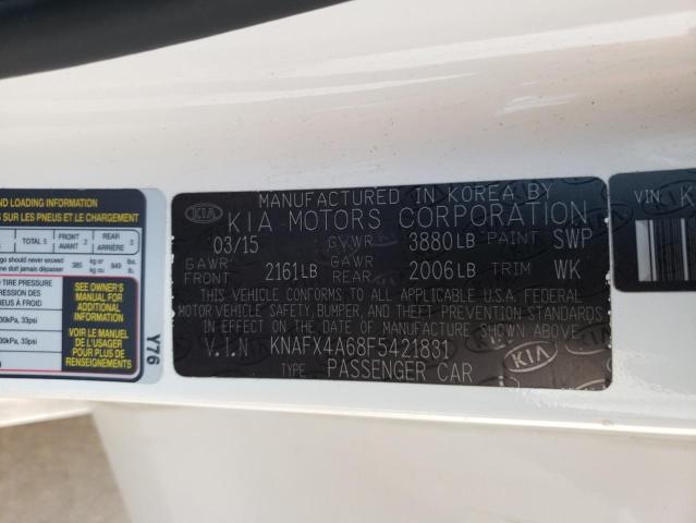 2015 KIA FORTE LX - KNAFX4A68F5421831
