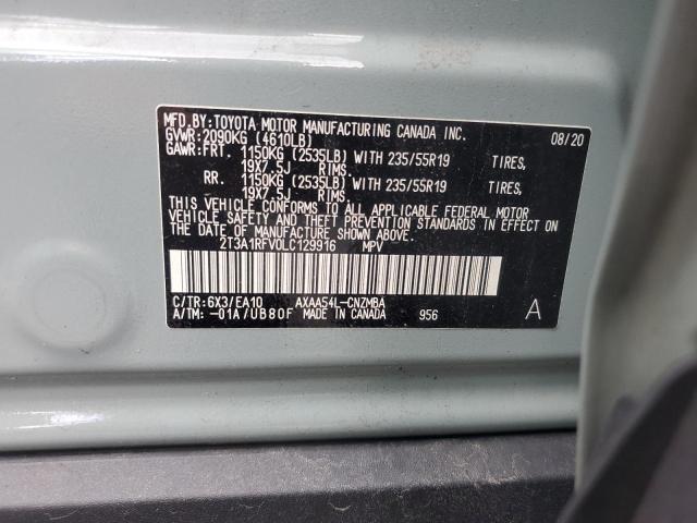 2020 TOYOTA RAV4 XLE P - 2T3A1RFV0LC129916