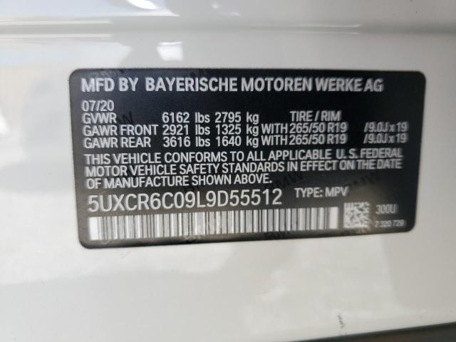 VIN 5UXCR6C09L9D55512 2020 BMW X5, Xdrive40I no.13