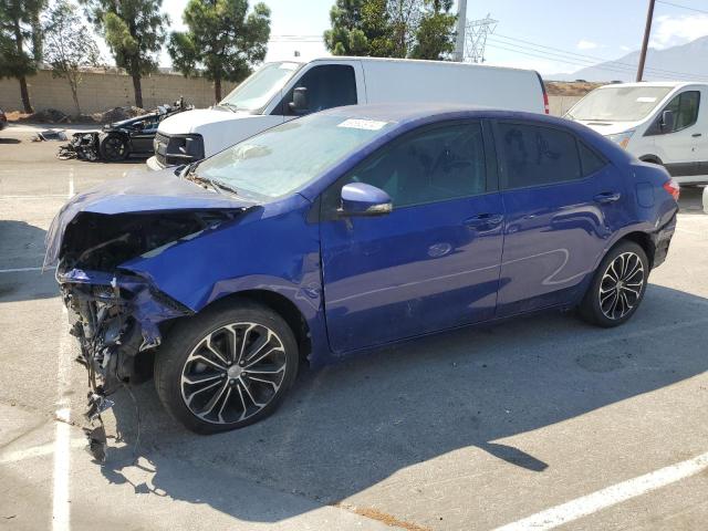 TOYOTA COROLLA L 2015 blue  gas 5YFBURHE4FP201898 photo #1