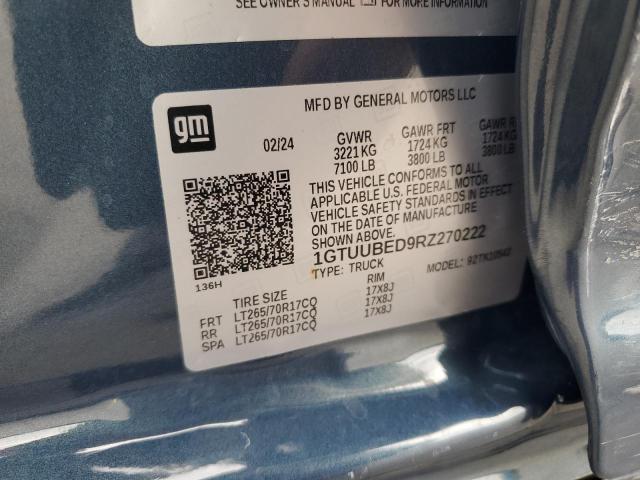 2024 GMC SIERRA 1GTUUBED9RZ270222