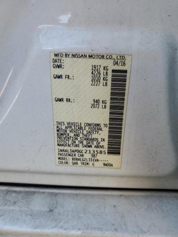 2016 NISSAN ALTIMA 2.5 - 1N4AL3AP0GC213585