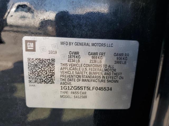 2020 CHEVROLET MALIBU RS - 1G1ZG5ST5LF045534