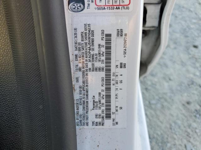 2017 FORD FIESTA S - 3FADP4AJ5HM104235