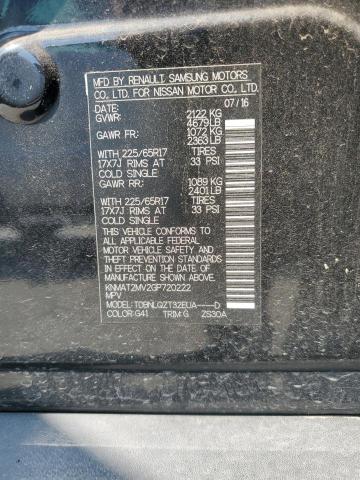2016 NISSAN ROGUE S - KNMAT2MV2GP720222
