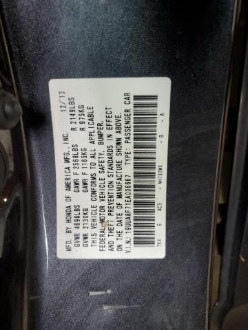 2014 ACURA TL ADVANCE 19UUA8F71EA006667  67917104