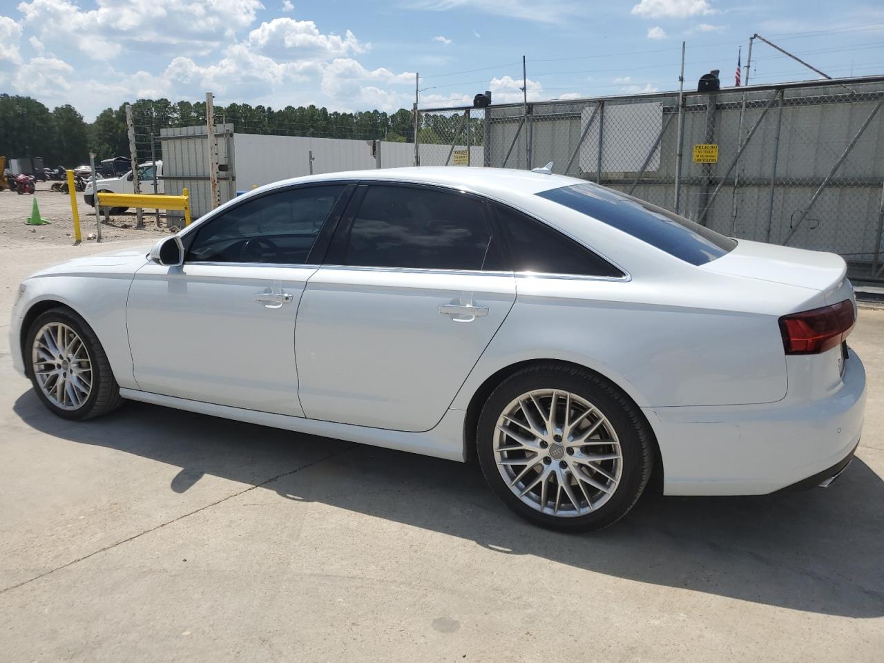 AUDI 100 E 2016 white sedan 4d gas WAUGFAFC3GN012979 photo #3