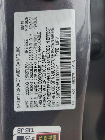 2020 ACURA RDX TECHNO - 5J8TC2H51LL000061