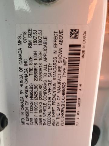 2018 HONDA CR-V EXL - 2HKRW2H8XJH664628