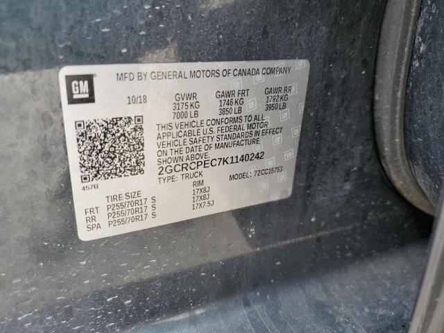 VIN 2GCRCPEC7K1140242 2019 CHEVROLET ALL MODELS no.14