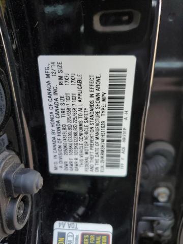 2015 HONDA CR-V EXL - 2HKRM3H74FH511639