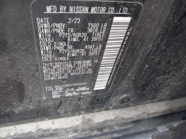 2023 NISSAN ARMADA SL - JN8AY2BB0P9835422