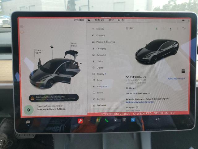 2022 TESLA MODEL 3 - 5YJ3E1EB6NF264623