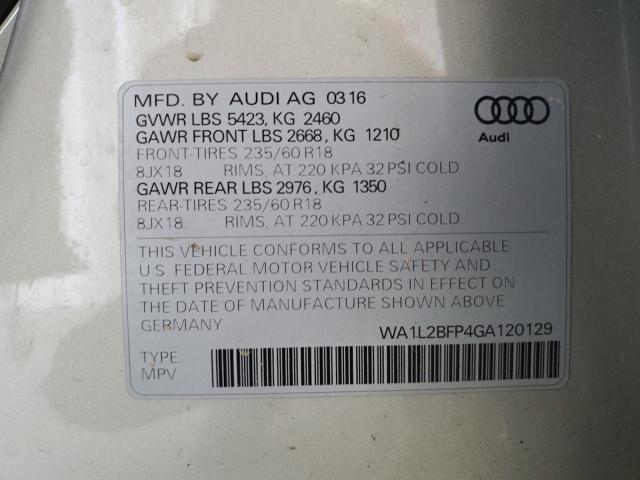 VIN WA1L2BFP4GA120129 2016 Audi Q5, Premium Plus no.13