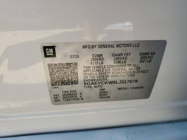 2020 BUICK ENCLAVE AV - 5GAEVCKW5LJ117678