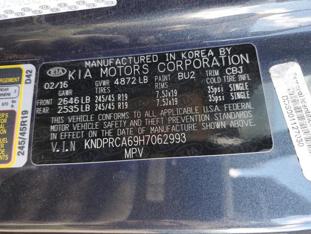 2017 KIA SPORTAGE S - KNDPRCA69H7062993