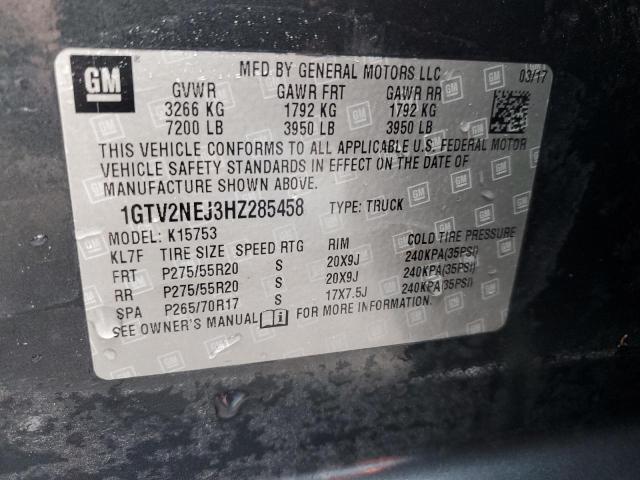 2017 GMC SIERRA K15 - 1GTV2NEJ3HZ285458