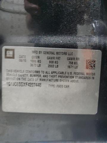 2015 CHEVROLET SONIC LT - 1G1JC6SGXF4207448
