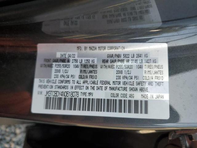 2022 MAZDA CX-9 GRAND - JM3TCBDY4N0618078