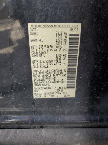 2017 NISSAN MURANO S - 5N1AZ2MG5HN175836