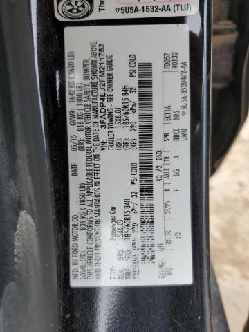 2015 FORD FIESTA SE - 3FADP4EJ2FM211783