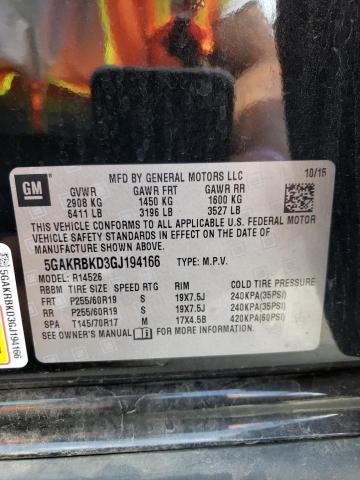 2016 BUICK ENCLAVE - 5GAKRBKD3GJ194166