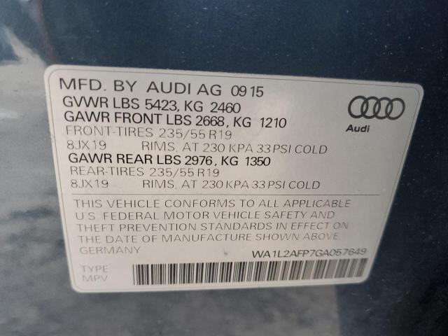 VIN WA1L2AFP7GA057649 2016 Audi Q5, Premium Plus no.13