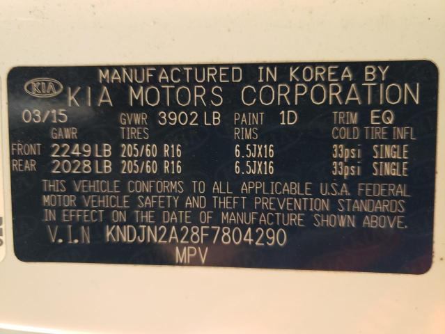 2015 KIA SOUL - KNDJN2A28F7804290