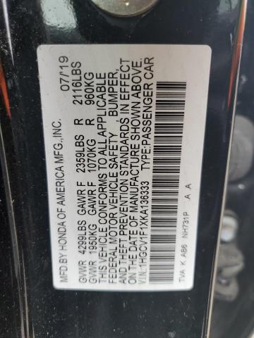 2019 HONDA ACCORD LX - 1HGCV1F1XKA136333
