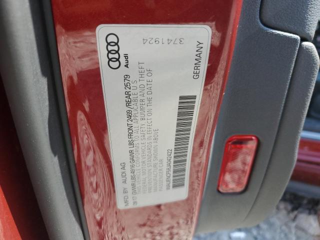 2018 AUDI A5 PREMIUM - WAUENCF58JA042422