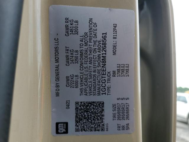 2021 CHEVROLET COLORADO Z - 1GCGTEEN8M1268561